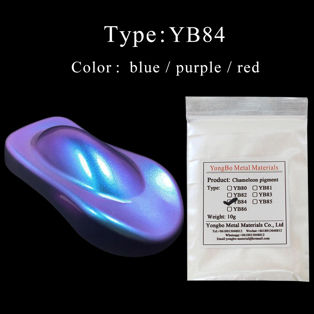 [YB84] Chameleon Pigment Nail Glitter Pearl Powder Set Art Glitters Kit Manicure Tips Decoration Automotive Crafts 10g | Дом и сад