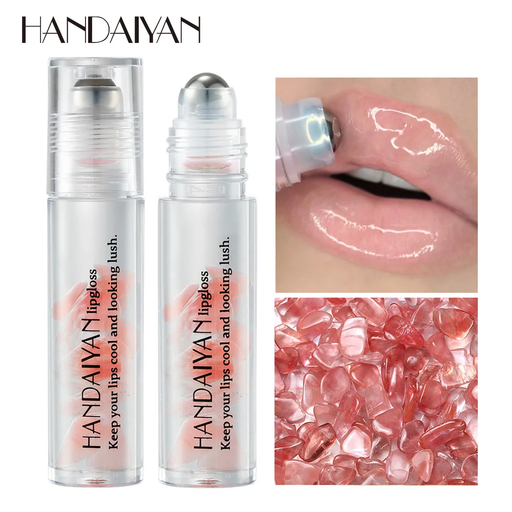 

HANDAIYAN Transparent Lip Plumper Make up Bright Jelly Liquid Lipstick Moisturizer Lip Balm Lips Care Makeup Cosmetics Lip Gloss