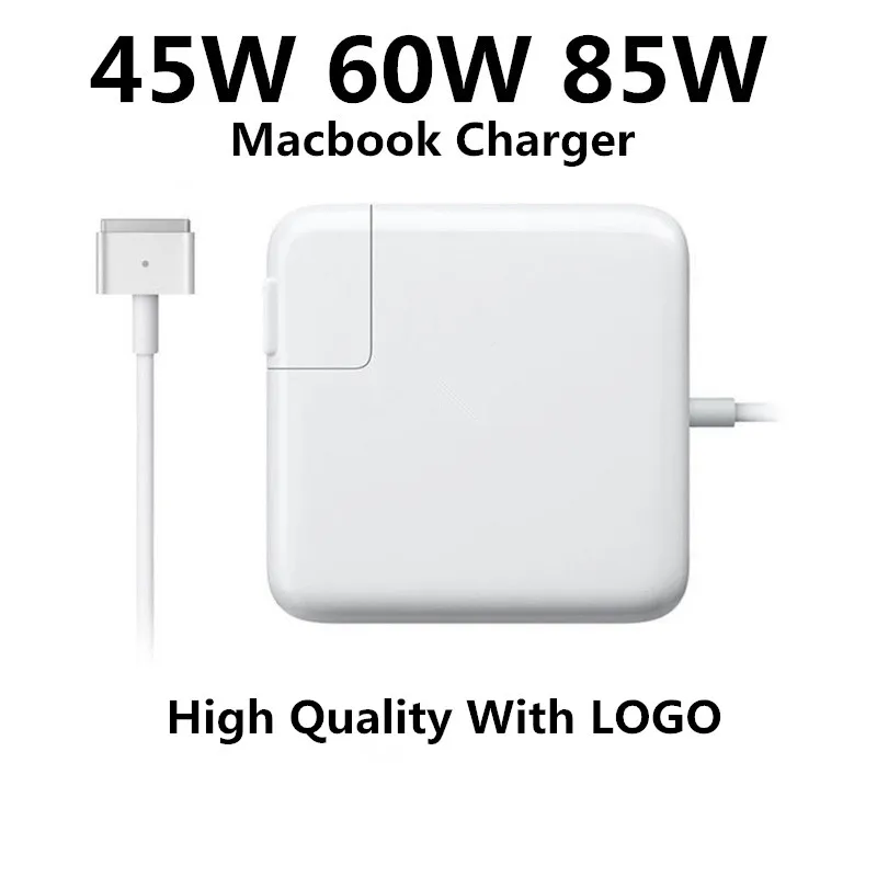 

100% Original With Apple LOGO 45W 60W 85W MagSaf* 2 Notebook Laptop Power Adapter Charger For Macbook Air Pro Retina 11 13 15 17