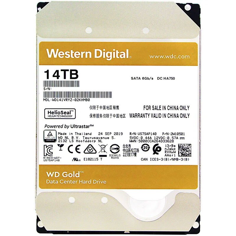 Внутренний жесткий диск WD Western Digital 2 ТБ Sata 3 5 дюйма 4 6/8/10/14 |