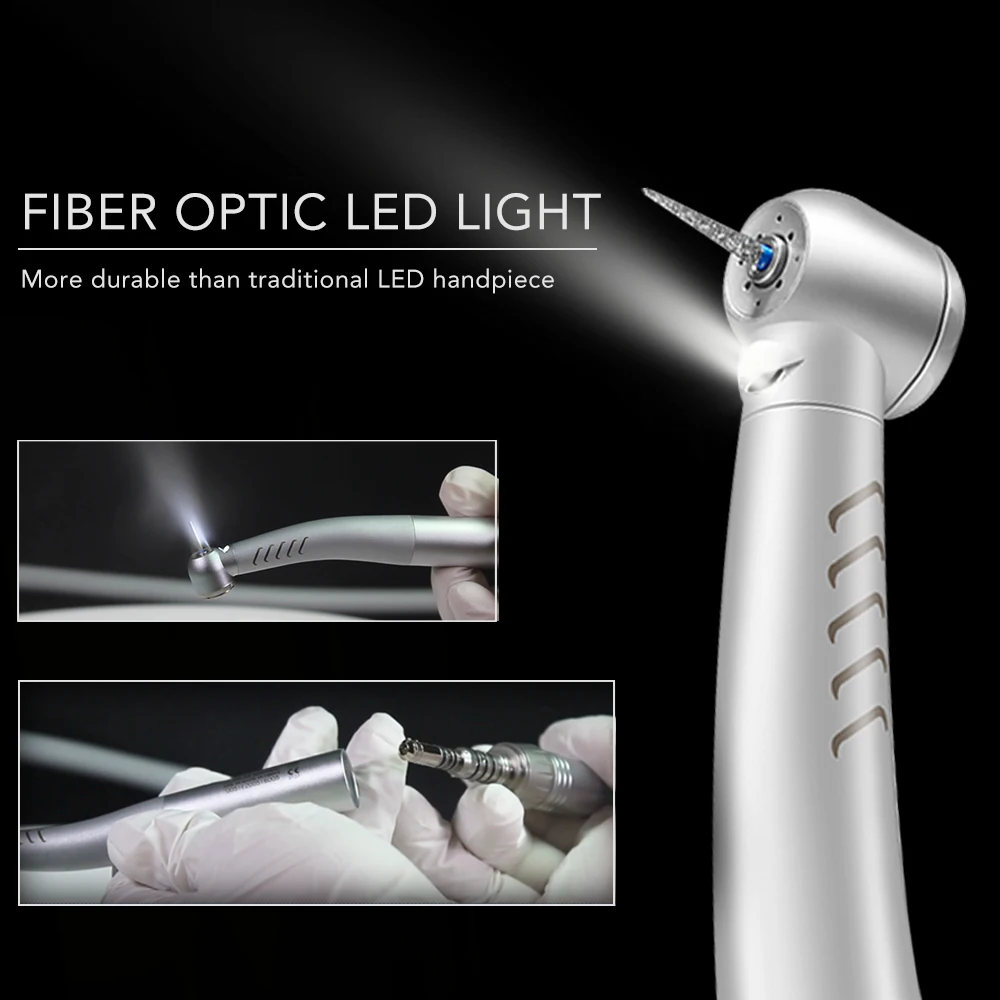 KAVO Type Dental Optical Fiber LED Turbine High Speed Handpiece 4 Water Spray Compatible 2 4 6 Holes Quick Coupling