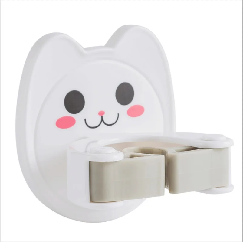 Многофункциональный Seemless зажим для швабры дырокол прочная клейкая присоска