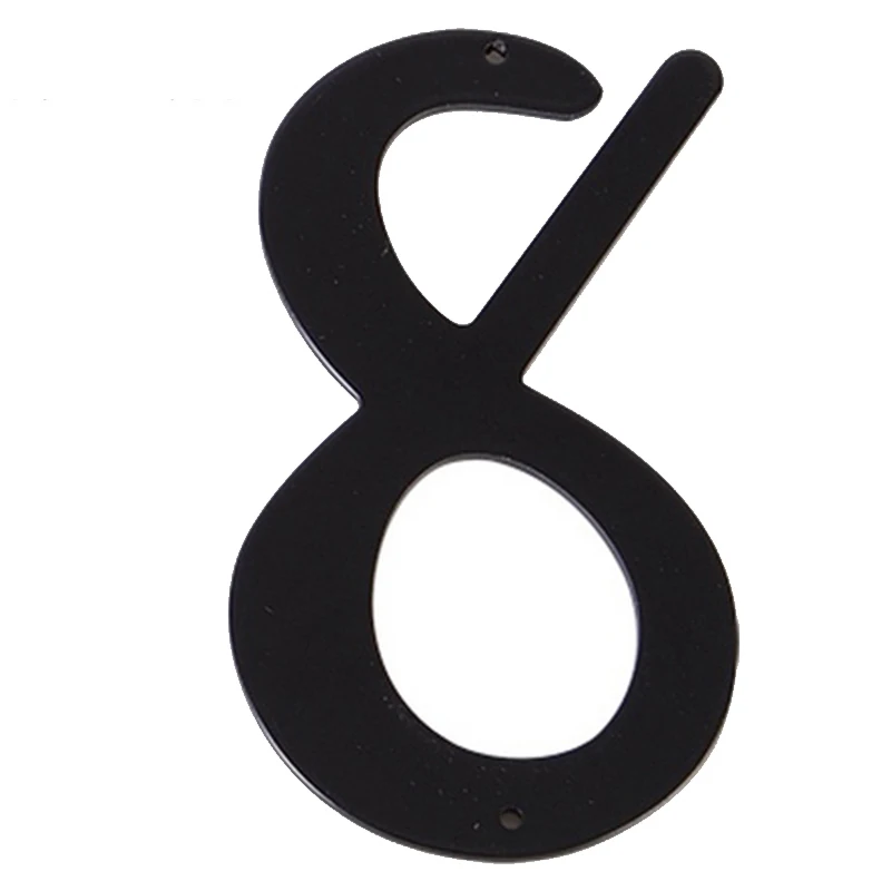 101 мм плавающий современный номер дома атласная никелевая дверь домашние