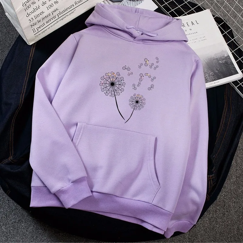 Зимние женские толстовки с капюшоном карманом размера плюс длинным рукавом и