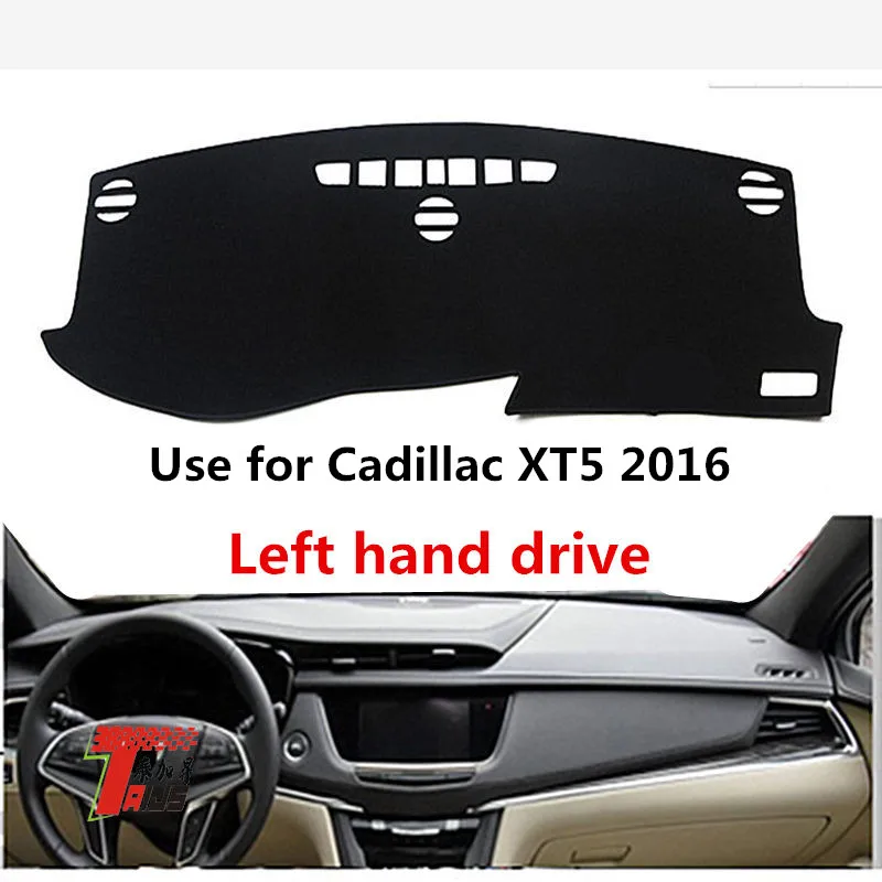 

TAIJS Factory Classic Casual 3Colors Polyester Fibre Car Dashboard Cover For Cadillac XT5 2016 Left Hand Drive