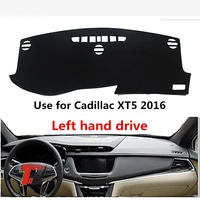 taijs factory classic casual 3colors polyester fibre car dashboard cover for cadillac xt5 2016 left hand drive
