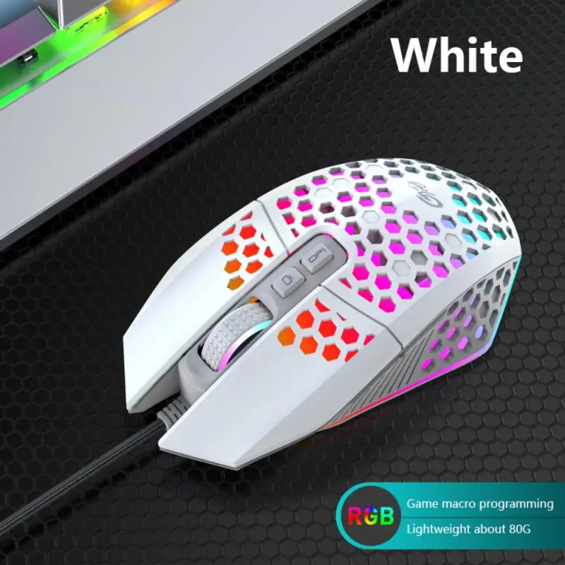 

1pc Gaming Mouse Wireless/Wired Adjustable Mice 6 Speed 8000 DPI Optical Sensor 7 Independently Buttons For Laptop PC Gamer