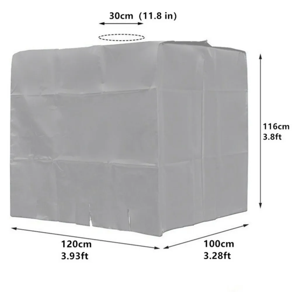 

IBC Green Water Tank Cover Ton Barrels Accessories 1000 Liter Container Aluminum Foil Waterproof Dustproof UV Protection Cover