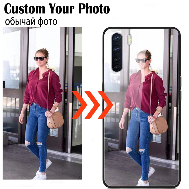 Custom Glass Case For OPPO A91 A94 A52 A53 A74 4G 5G Silicone Cover Cute DIY Photo Picture Hard Protective A 74 Cartoon Soft TPU images - 6