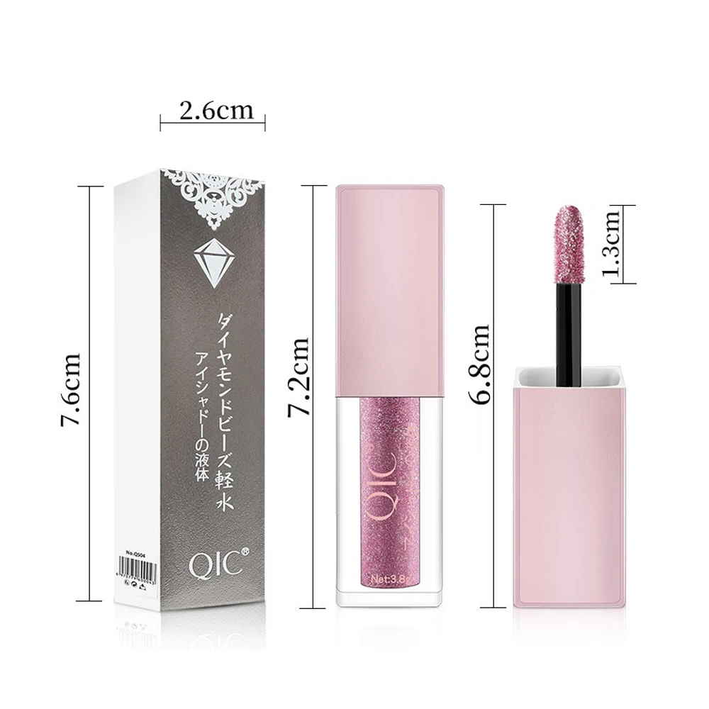 1 шт. долговечные водостойкие блестящие жидкие перламутровые тени для век