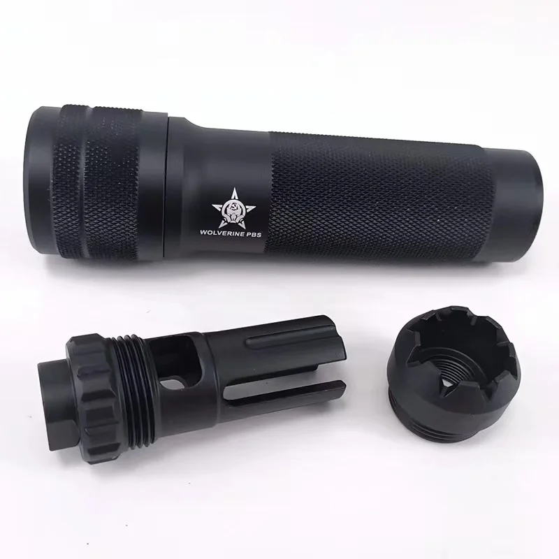 

Airsoft Accessories Toy PBS Muffler Front Pipe Decoration Cpak105 74m Renxiang AK Universal Straight Plug 19mm 14 Reverse Teeth