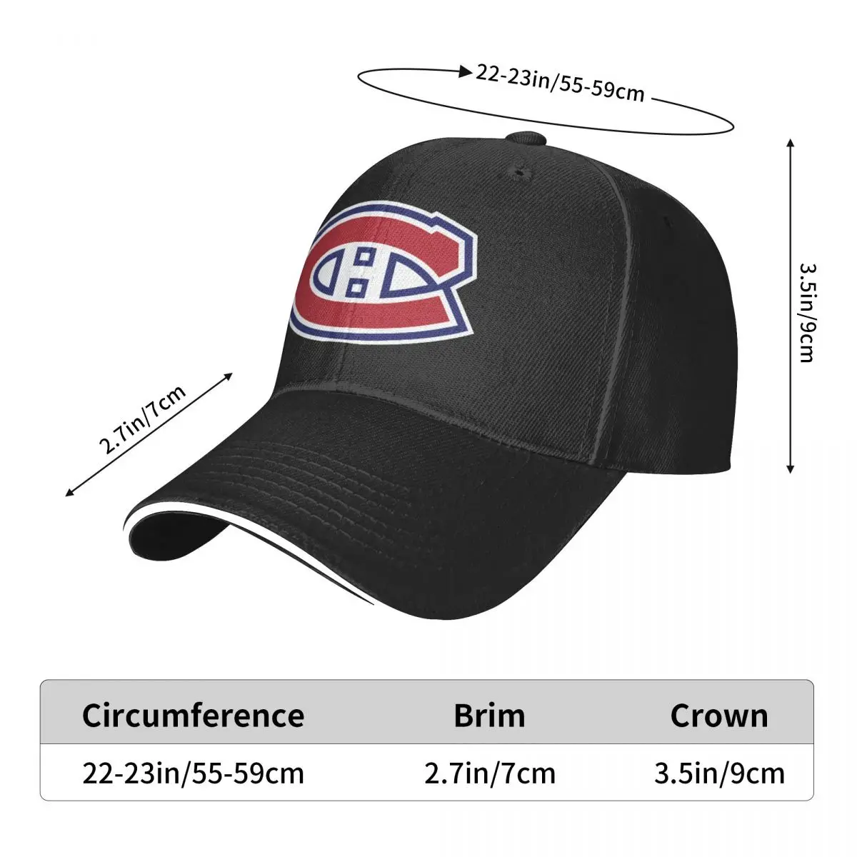 

Baseball Cap Men Canadians Fashion Caps Hats for Logo Asquette Homme Dad Hat for Men Trucker Cap