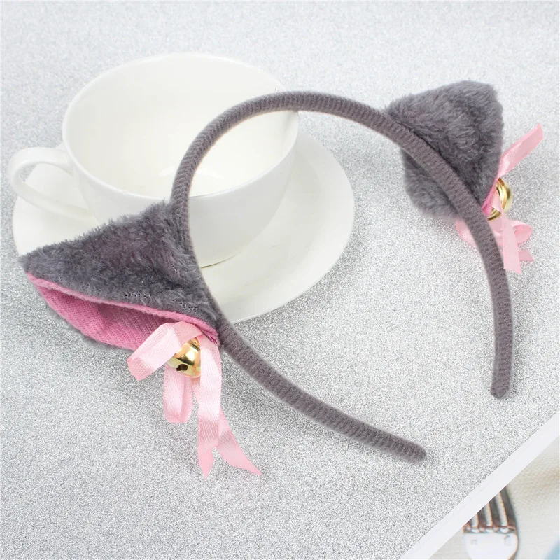 1 шт. милые девушки косплей кошачьими ушками на капюшоне и повязка голову с