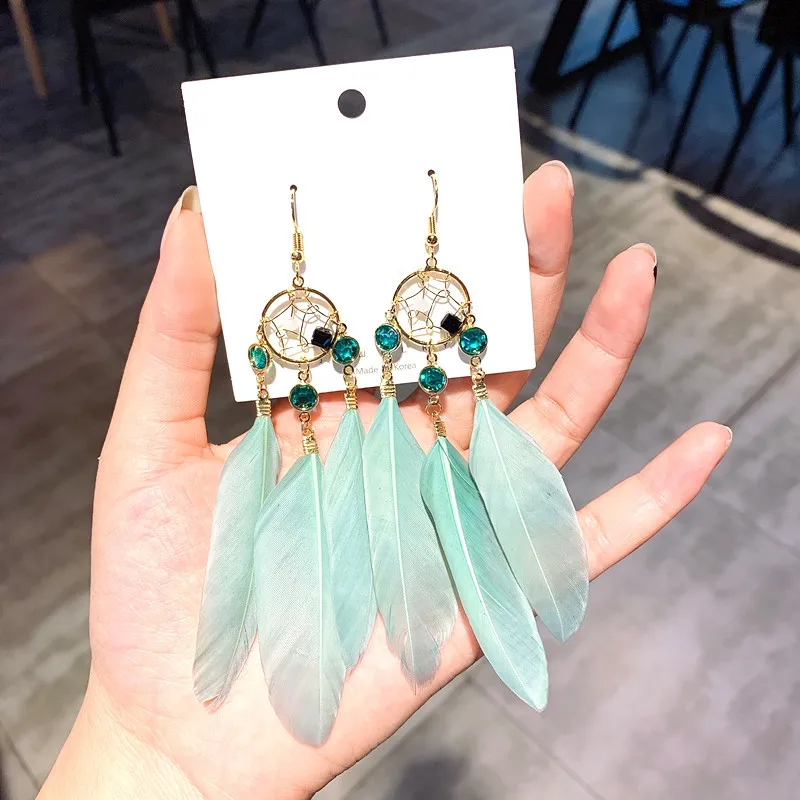 2019 новые корейские длинные висячие серьги модная индивидуальность Серьги с