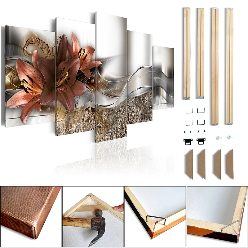 

Simple Solid Wood Frame Manufacturers Direct Pine Camphor Wood Wall Frame for Canvas Diamond Painting Hand Painting 60 70 80 90