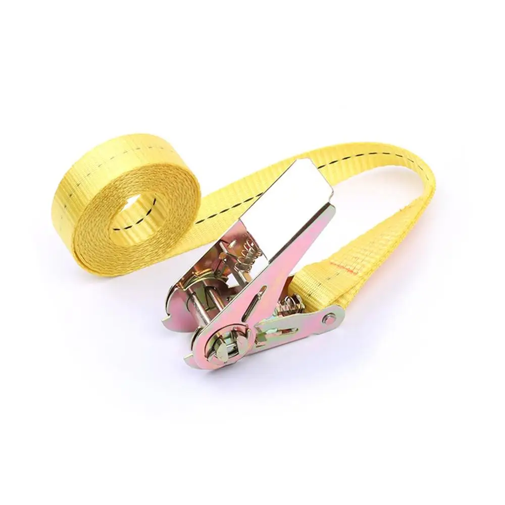 Ремень с металлической пряжкой для автомобиля мотоцикла велосипеда 6 м крепкий