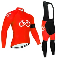 2021 long sleeve cycling jersey set strava bib pants ropa ciclismo bicycle clothing mtb bike short sleeve jersey mens clothes
