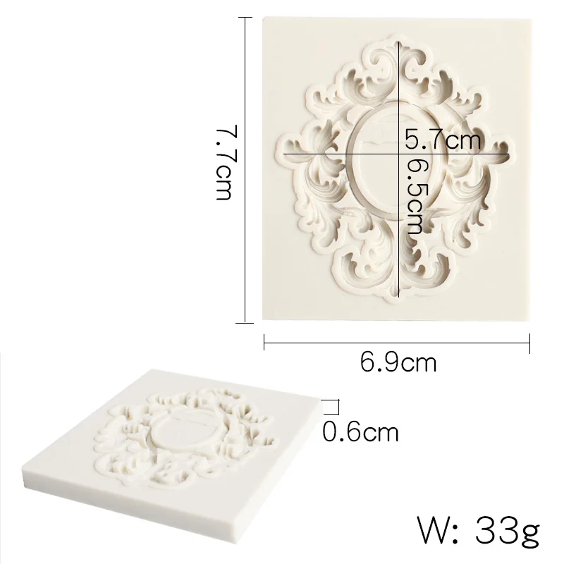 Европейская рельефная силиконовая форма инструмент для украшения шоколада