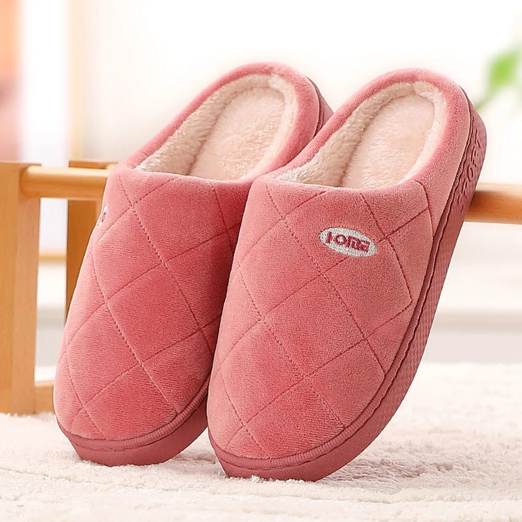 Мягкие плюшевые меховые тапочки для спальни женщин на весну и зиму домашняя