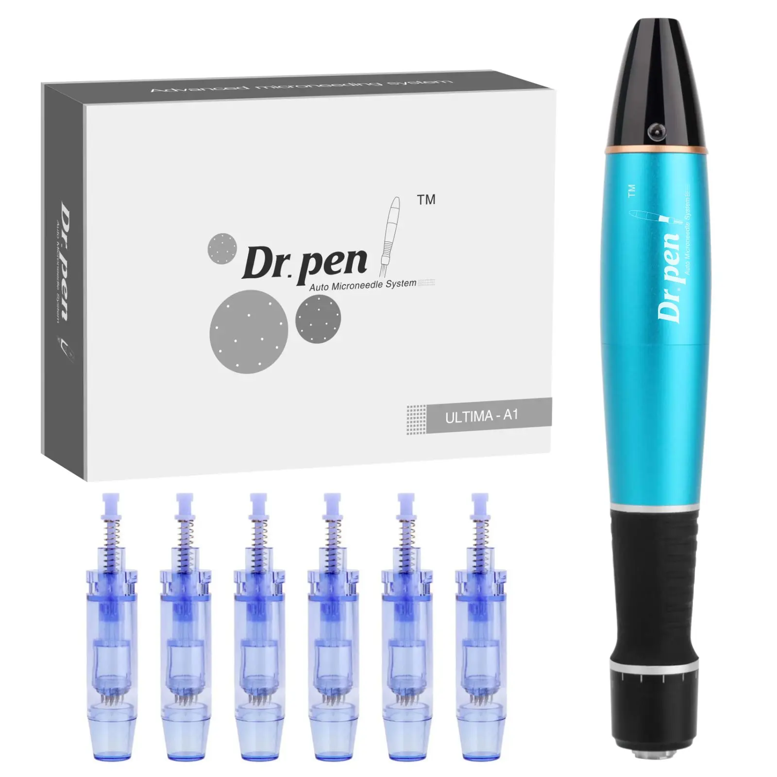 Dr.Pen Ultima A1 MicroNeedling Pen - Angel Kiss Electric Wireless Skin Facial Repairs Tool