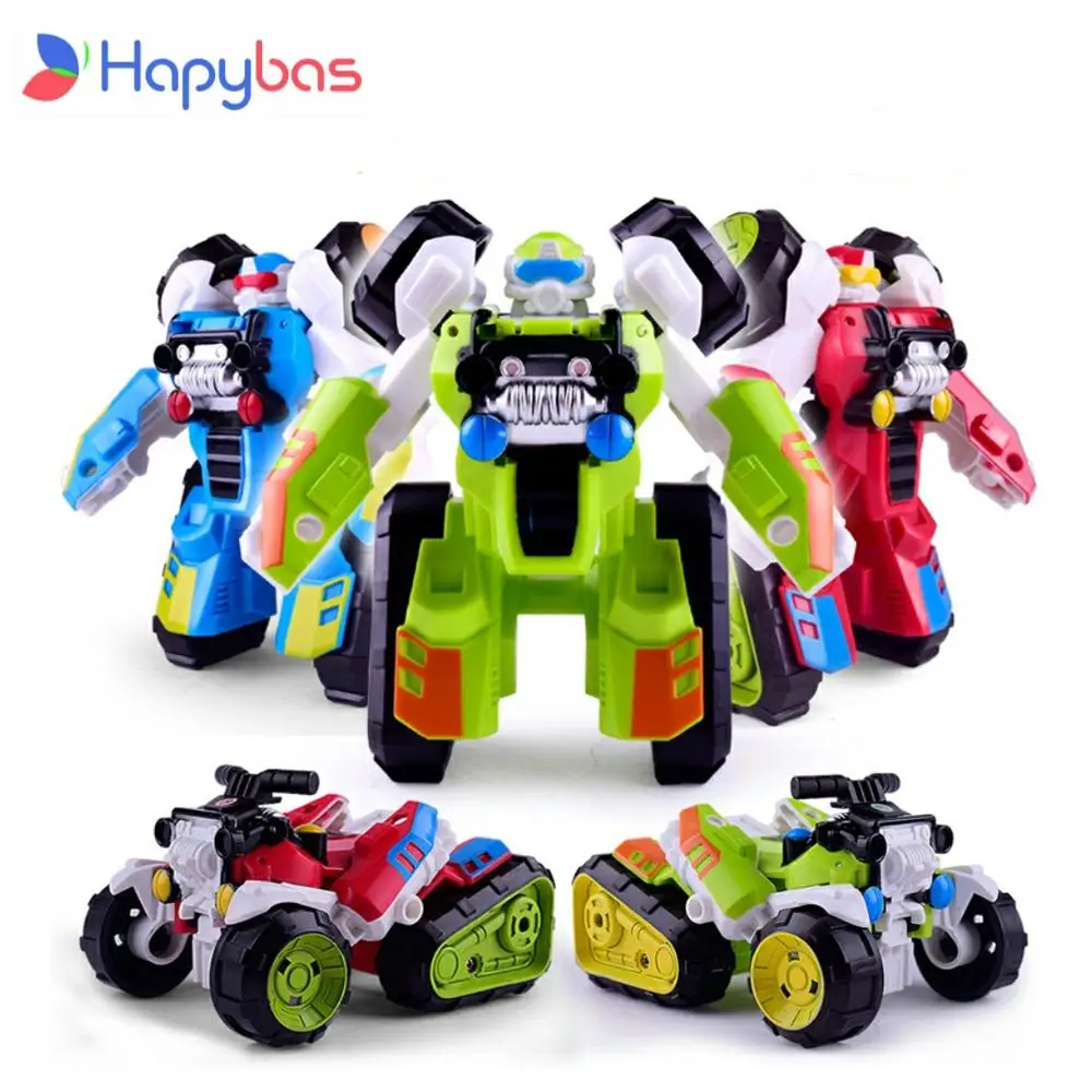 

Робот-трансформер, пляжный мотоциклетный автомобиль, набор, мультяшный милый робот-трансформер, экшн-фигурки, игрушка для мальчика, модель автомобиля, подарок для детей