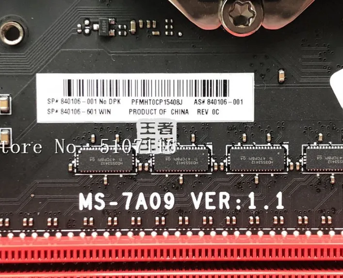 

High quality desktop motherboard for X 900-080na MS-7A09 1151 840106-001/601 will test before shipping