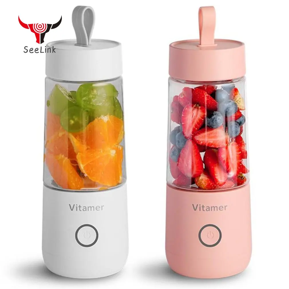 

Mini Portable Electric Vitamin Juice Cup Bottle Vitamer Fruit Juicer Charging Smoothie Maker Blender Machine For Dorm Travel
