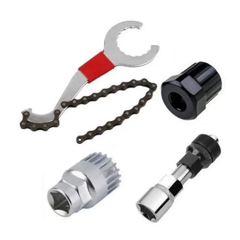 

Hand Tool Sets For Mountain Bike Chain Cutter Chain Removel Bracket Remover Freewheel Remover Crank Puller Remover Repair Tool