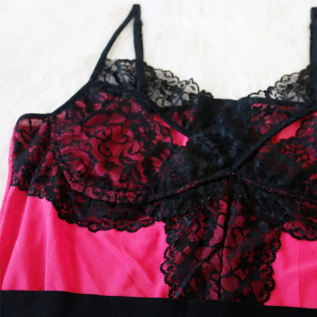 

Women Sexy Lingerie Costumes 5XL Erotic Underwear Babydoll Sleepwear Sexy Hot Lace Transparent Underwear Female