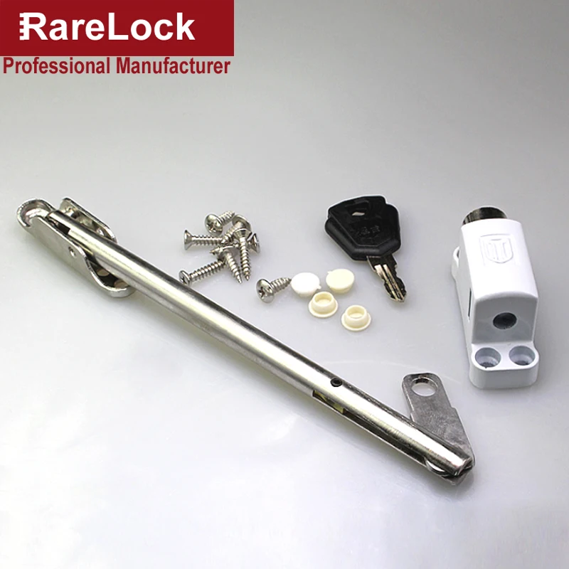 Rarelock уход за ребенком цепочка для окна замок для стеклянной перемычки двери ванной комнаты Аксессуары для дома DIY MS91 aa