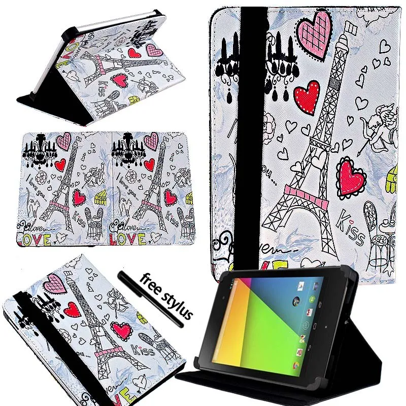 KK &amp LL для Google Nexus 7 (1-й 2-й Gen 2012 2013) -Чехол-подставка планшета из искусственной кожи +