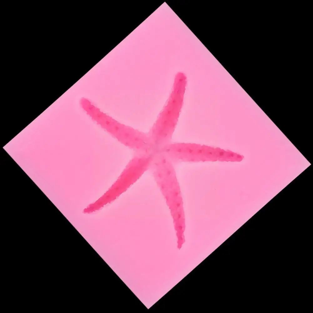 

Five-pointed Starfish Fondant Silicone Mold Diy Starfish Making Soap Baking Fudge Mold Manual Tool Cake Pottery Chocolate U4n6