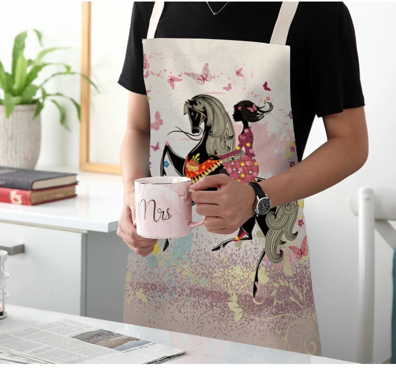 Кухонные фартуки FYMX с изображением бабочек и девочек элегантный стильный