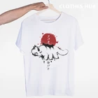 Футболка МужскаяЖенская в стиле Харадзюку, модная рубашка в стиле хип-хоп, с принтом
