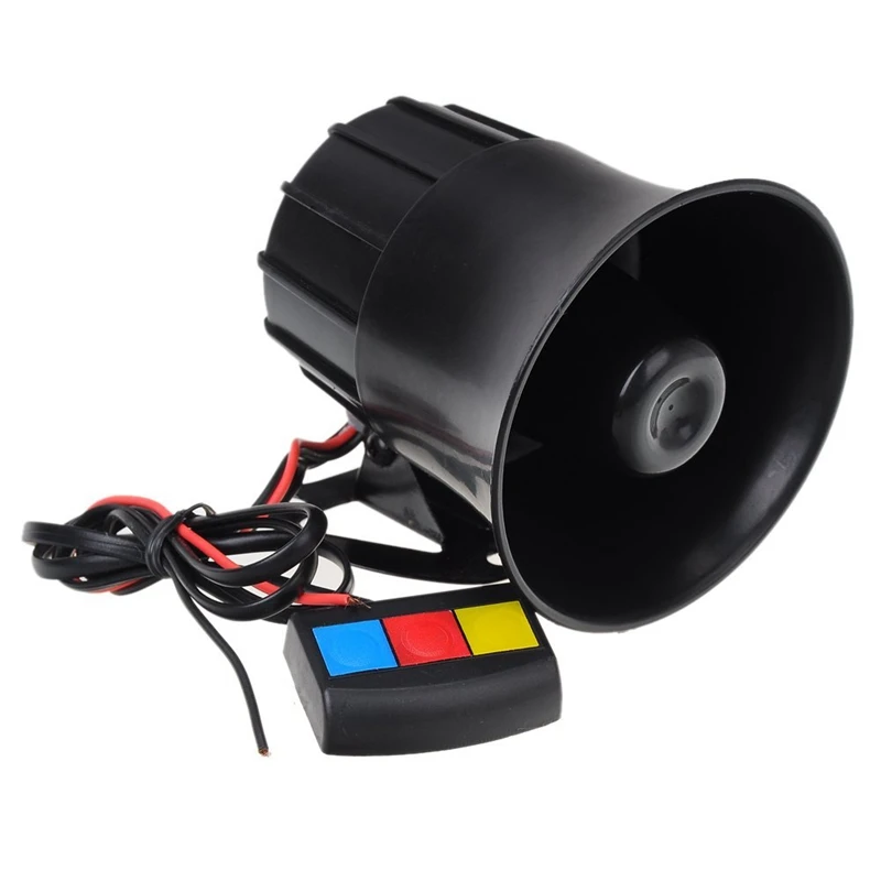 Motorcycle Car Van Vehicle Loud Siren Security Horn 12V with 3 Sounds