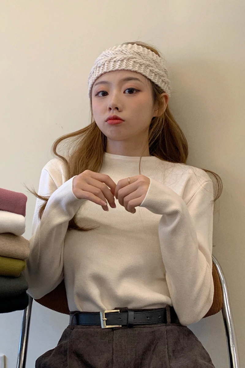 

Poncho Acrylic Pullover Slim Slimming High Neck Bottoming Sweater Women's Fall/winter 2020 New Korean Versatile Long-sleeved