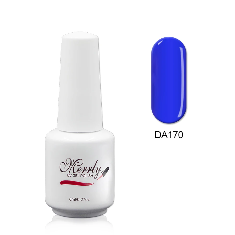 Merrly глазурь гель для ногтей Светодиодный УФ лак полупрозрачный витражный сделай