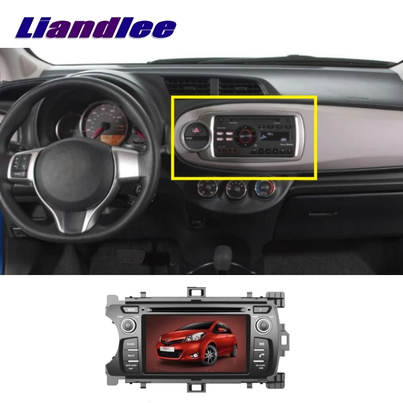 Для Toyota Yaris XP130 XP150 2011 LiisLee Автомобильный мультимедийный ТВ DVD GPS аудио стерео Hi Fi