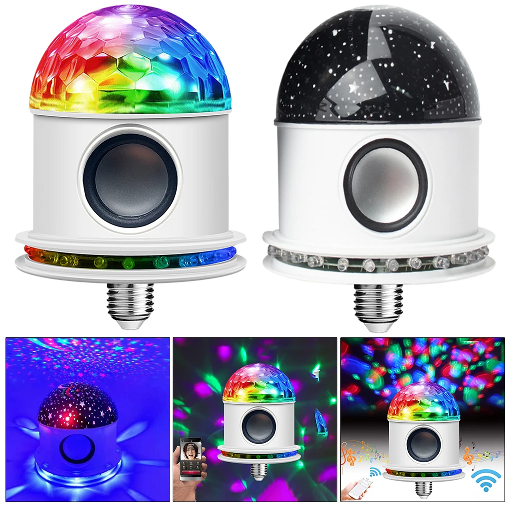 

Bluetooth Disco Ball Light Stage LED Flashing Lamp Bar Pub Dance