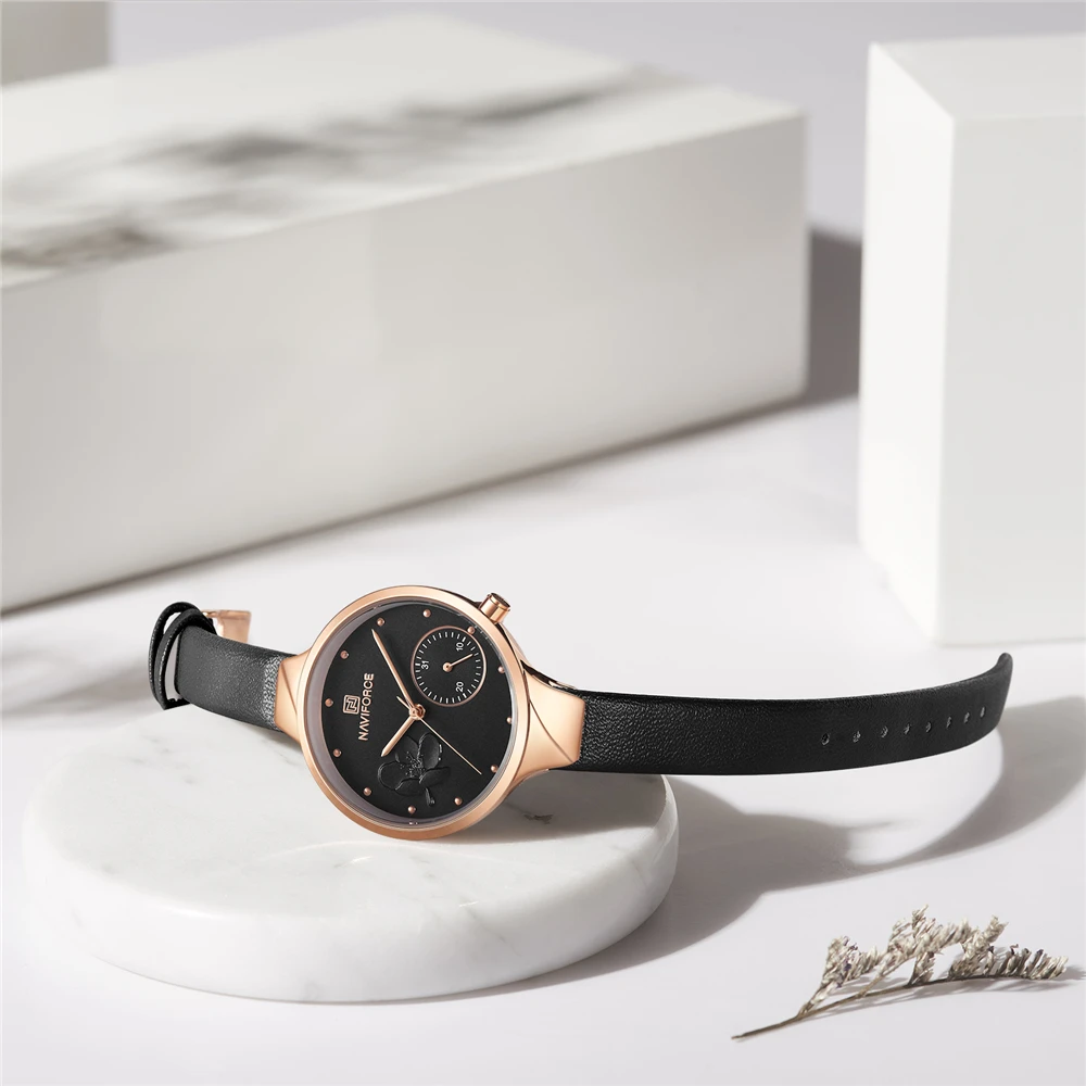 Часы наручные NAVIFORCE женские кварцевые люксовые брендовые модные