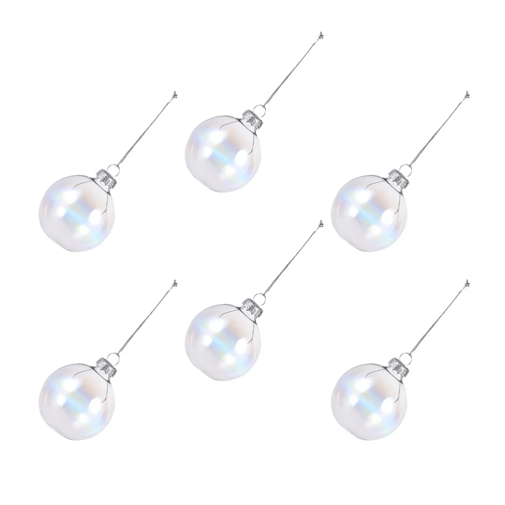 

6pcs Christmas Tree Pendants Hanging Balls Ornaments Xmas Tree Decor