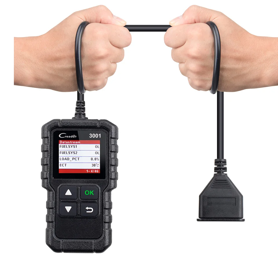 

LAUNCH OBD2 Scanner X431 CR3001 Check Engine Full OBDII Functions Car Code Reader Scan tool Turn off warning light free update