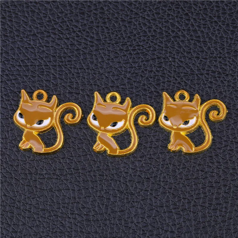 As Photo 15 Pieces Juya DIY 15 шт./лот оптовые ювелирные изделия поставки эмаль животных беспроводной мини-маршрутизатор подвески для женщин детские ювелирные изделия изготовление - Окраска металла: As Photo 15 Pieces