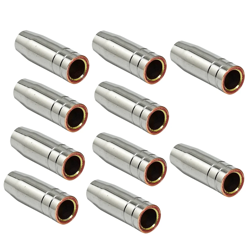 

24KD Gas Nozzle 10Pcs MIG Welding Torch Gas Nozzle Contact Tip for MIG/ Welding Tool