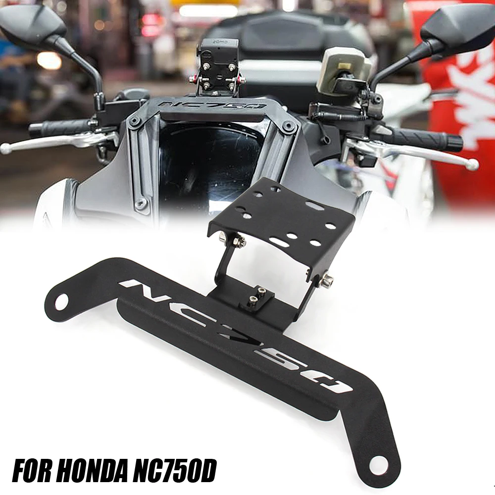 

For HONDA NC750D NC 750D NC750 D Motorcycle Front Phone Stand Holder Smartphone Phone GPS Navigaton Plate Bracket