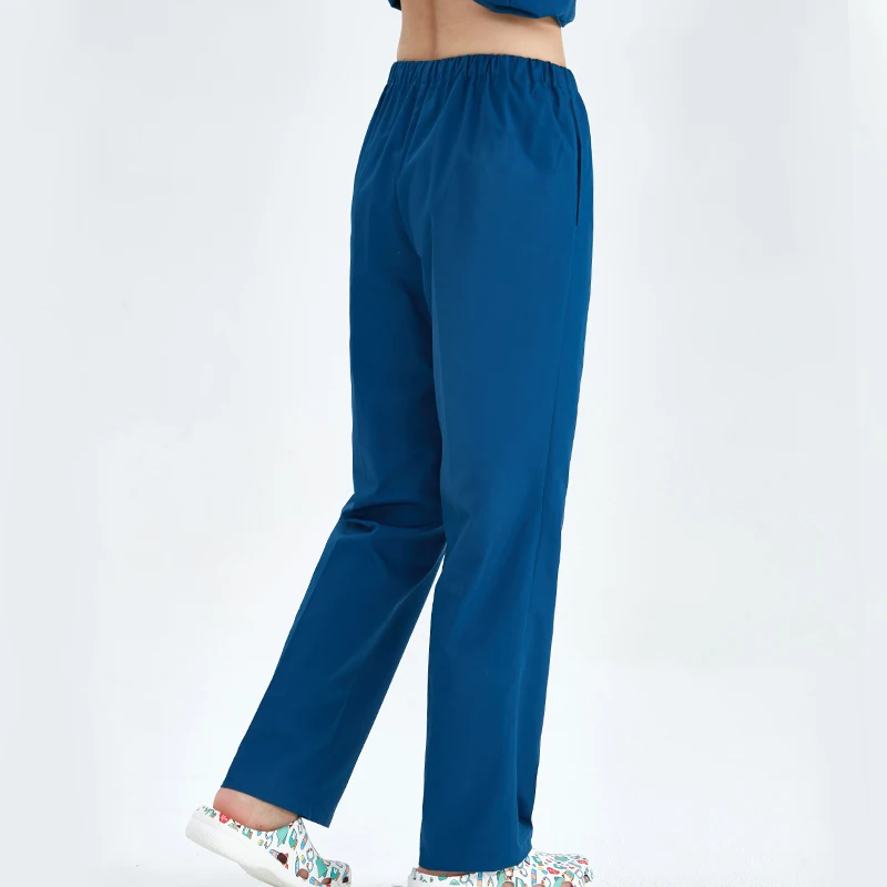 Дешевые брюки-карго из медицинской ткани для женщин мужчин медсестер поплин