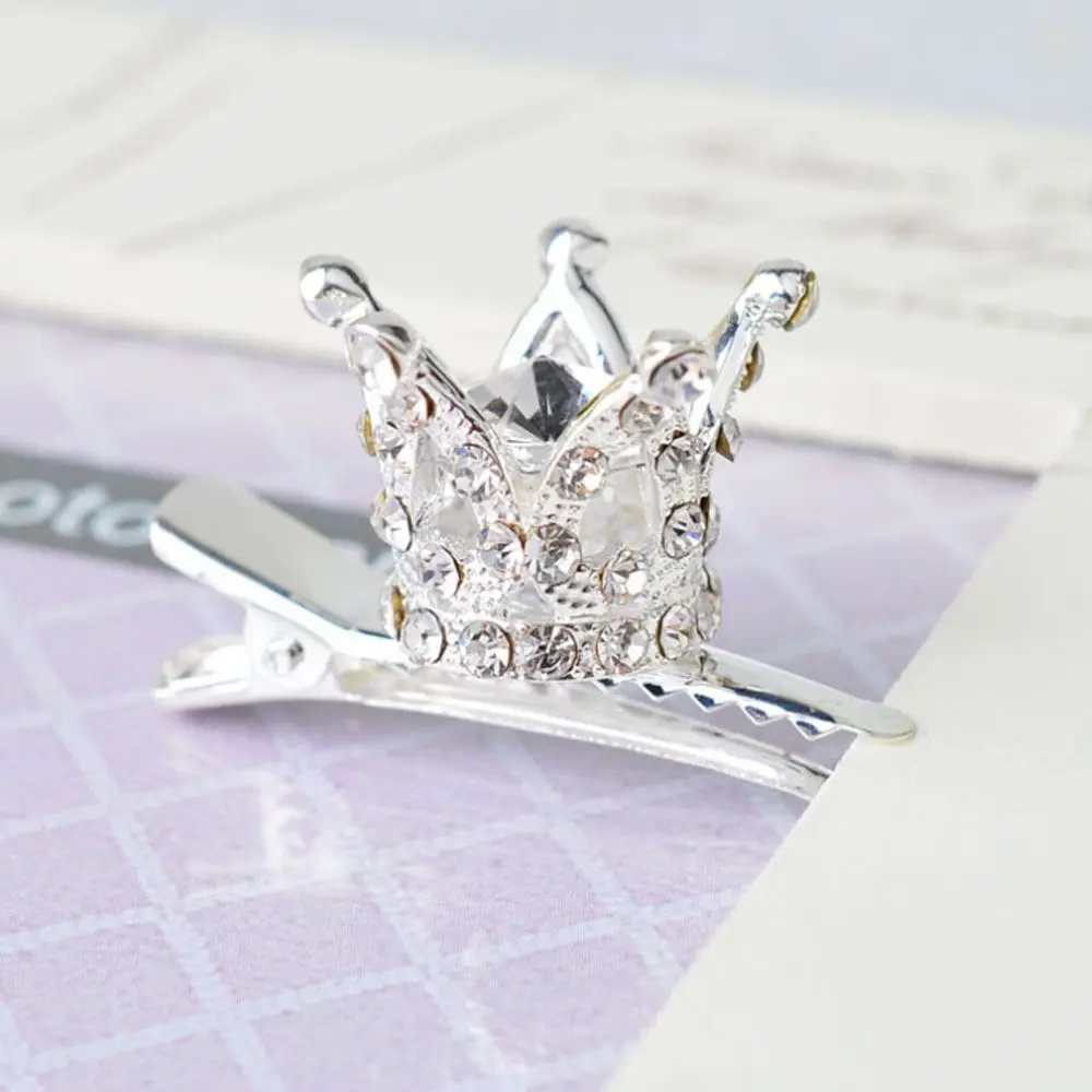 Модные детские аксессуары для волос девочек милые заколки сияющие хрустальные