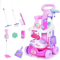 childrens house cleaning toys simulation mop electric vacuum cleaning tools trolley appliances childrens toys