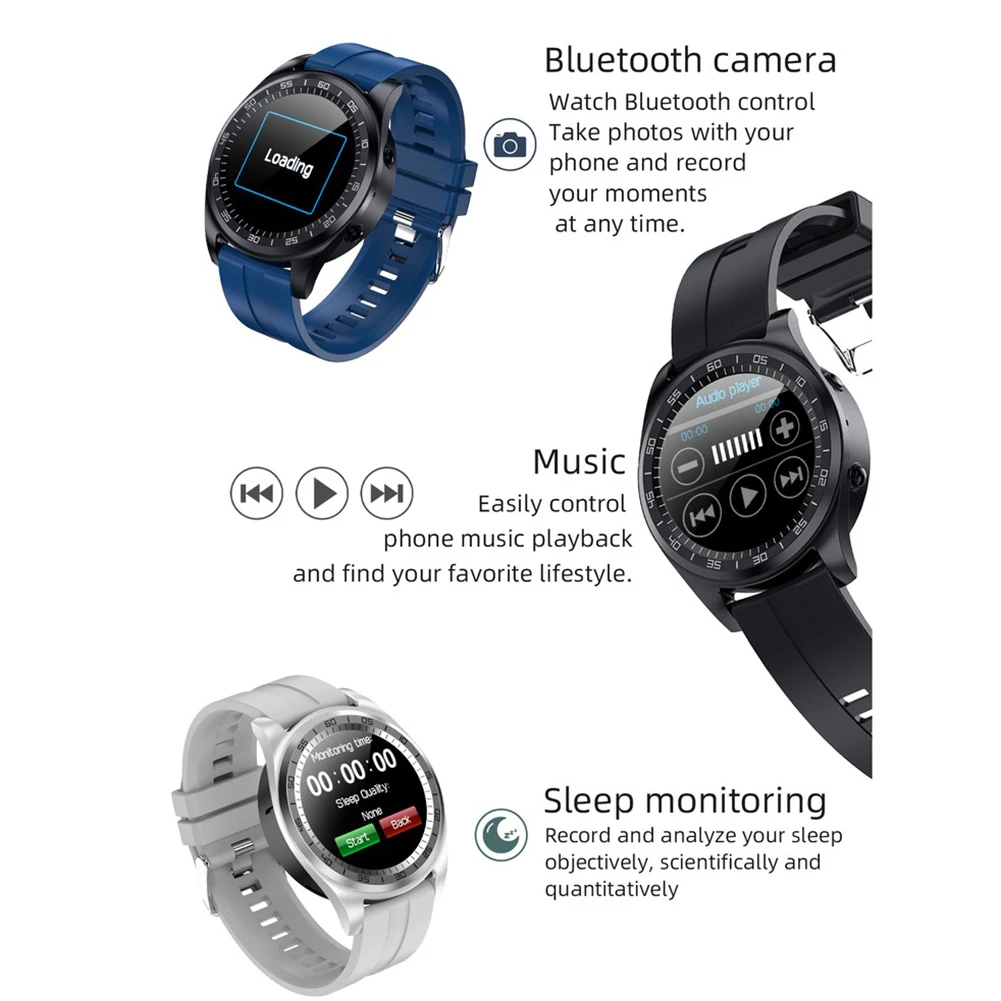 

T20 Smart Watch with Touch Screen Bluetooth Call Music Playback Camera Control Wearable Devices Smart Watches