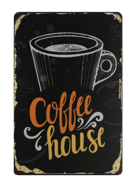 Современное настенное искусство Спальня Кофе Дом Кафе фермы магазин Оловянная